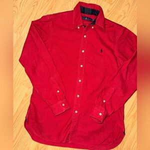 Polo Ralph Lauren Red Button Down Shirt – Men’s Medium – Classic Pony Logo